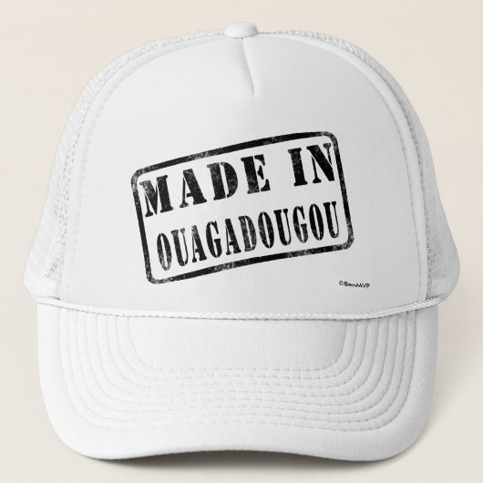Made in Ouagadougou Trucker Pet (Voorkant)