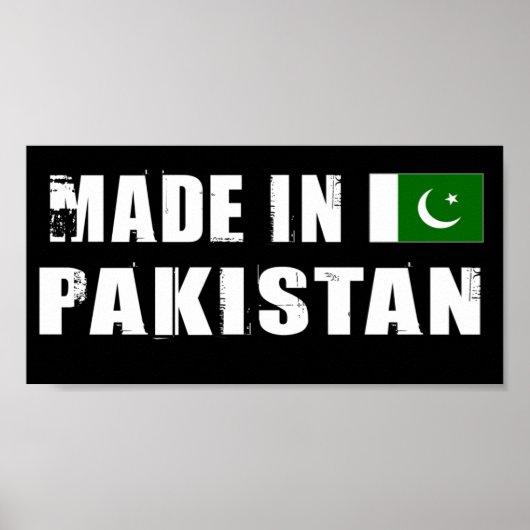 Made in Pakistan Poster (Voorkant)