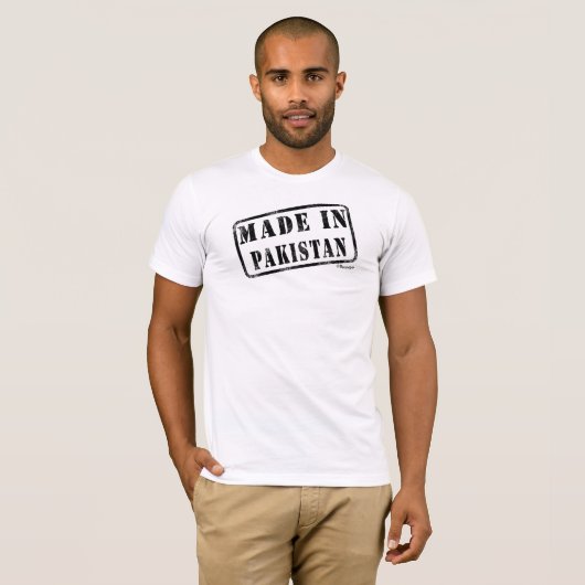Made in Pakistan T-shirt (Voorkant volledig)