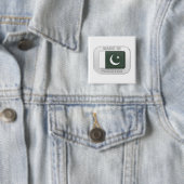Made in Pakistan Vierkante Button 5,1 Cm (In situ)