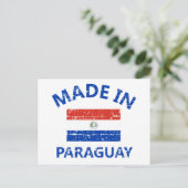 Made in Paraguay Briefkaart (Staand voorkant)