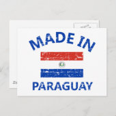 Made in Paraguay Briefkaart (Voorkant / Achterkant)