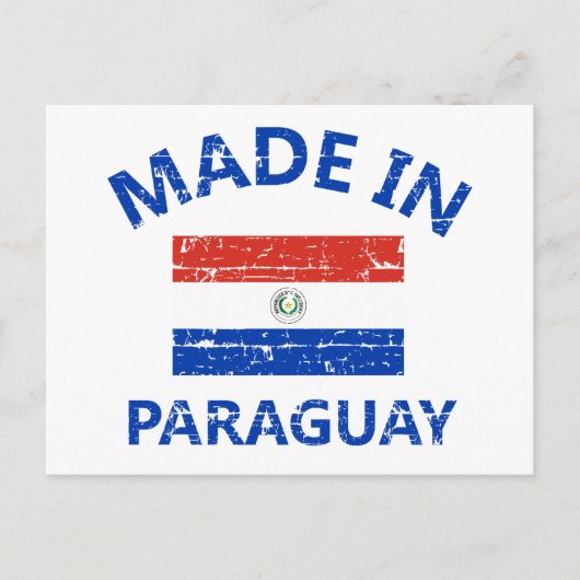 Made in Paraguay Briefkaart (Voorkant)