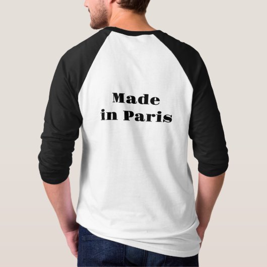Made in Parijs T-shirt (Achterkant)