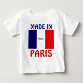 Made in Paris baby shirt (Voorkant)