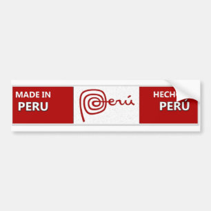 Made in Peru Bumpersticker - Hecho en Perú