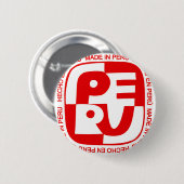 Made in Peru Ronde Button 5,7 Cm (Voorkant /achterkant)