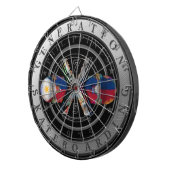 Made in Philippines 1975 Logo Dartbord (Voorkant Rechts)