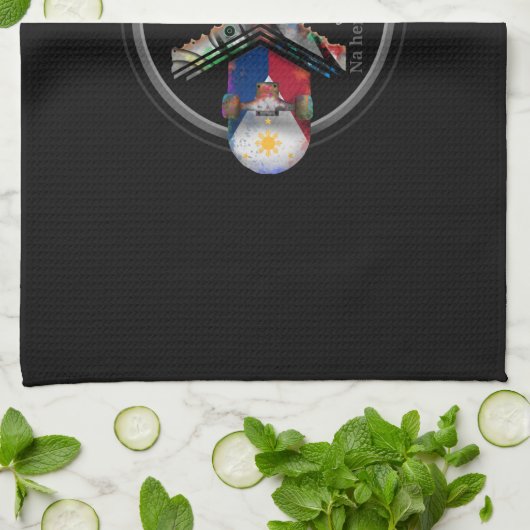 Made in Philippines 1975 Theedoek (Gevouwen)