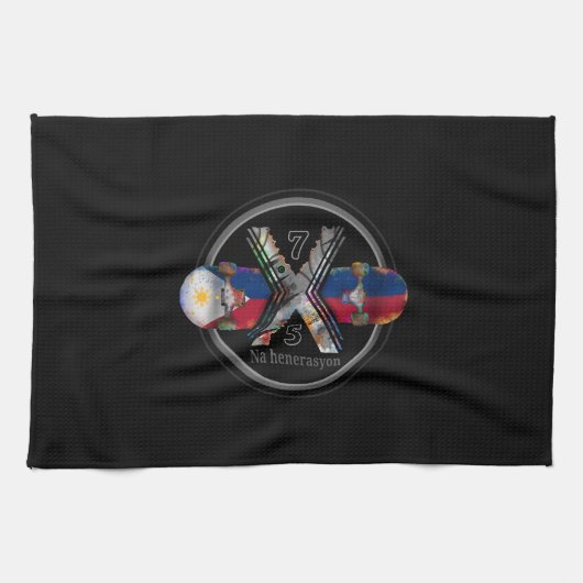 Made in Philippines 1975 Theedoek (Horizontaal)