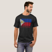 Made in Philippines Flag Barcode T-shirt (Voorkant volledig)