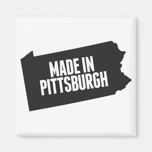 Made in Pittsburgh Magneet (Voorkant)