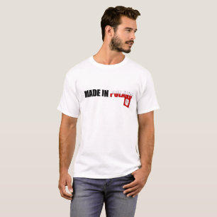 Made in Polen, oorspronkelijk, land trots, trots t T-shirt