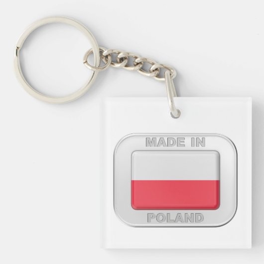 Made in Polen Sleutelhanger (voorkant)