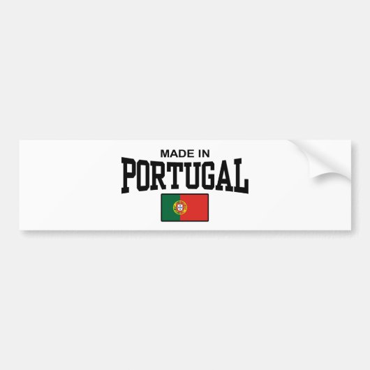 Made in Portugal Bumpersticker (Voorkant)