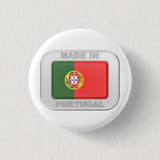 Made in Portugal Ronde Button 3,2 Cm (Voorkant)