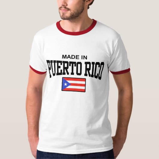 Made in Puerto Rico T-shirt (Voorkant)