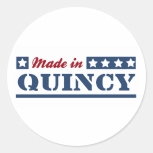 Made in Quincy MA Ronde Sticker