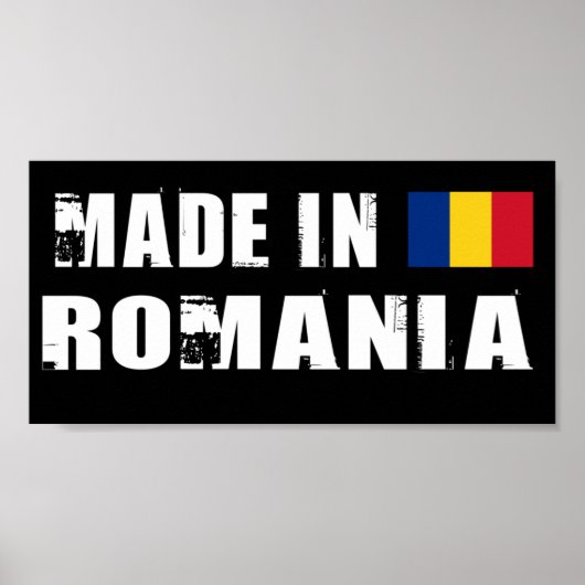 Made in Roemenië Poster (Voorkant)