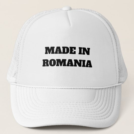 Made in Roemenië Trucker Pet (Voorkant)