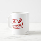 Made in San Bernardino Koffiemok (Voorkant links)