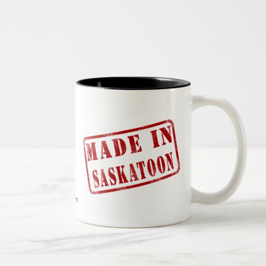 Made in Saskatoon Tweekleurige Koffiemok (Rechts)