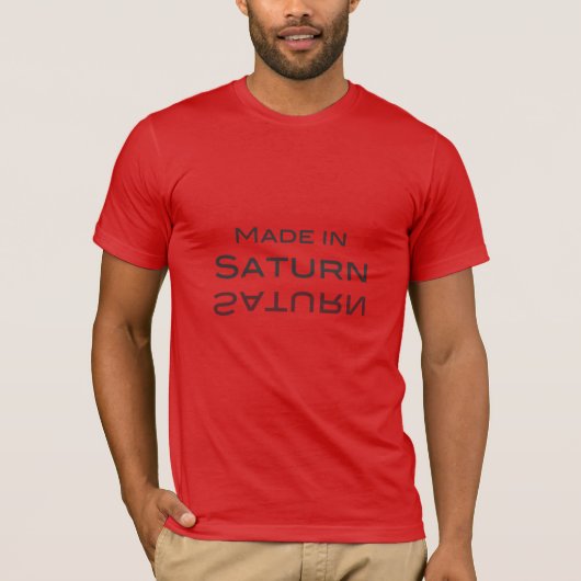 Made in Saturn - Made in New Zeland T-shirt (Voorkant)