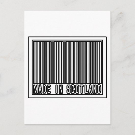 Made in Schotland Briefkaart (Voorkant)