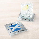 Made in Schotland Glazen Onderzetter (Schuin)