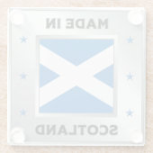 Made in Schotland Glazen Onderzetter (Achterkant)