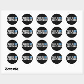 Made in Schotland Ronde Sticker (Vel)
