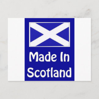 Made in Scotland Logo Briefkaart