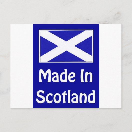 Made in Scotland Logo Briefkaart (Voorkant)