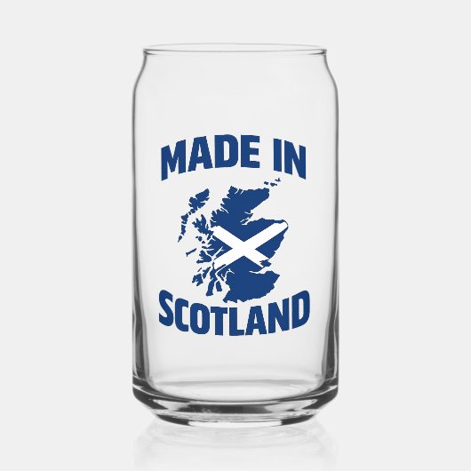 Made In Scotland Vlag Glas Tumbler (Voorkant)
