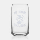 Made In Scotland Vlag Glas Tumbler (Achterkant)