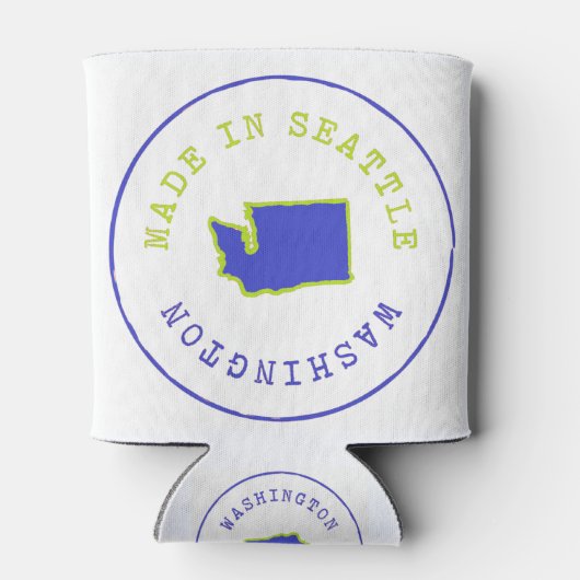 Made in Seattle Stamp Blikjeskoeler (Achterkant)