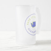 Made in Seattle Stamp Matglas Bierpul (Voorkant rechts)