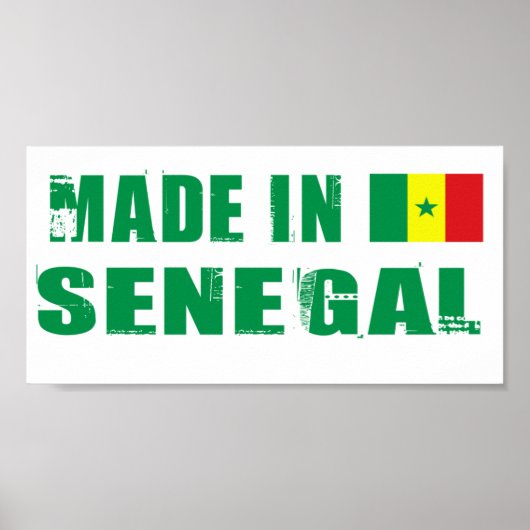 Made in Senegal Poster (Voorkant)