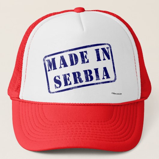Made in Servië Trucker Pet (Voorkant)