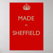 Made in Sheffield Poster (Voorkant)