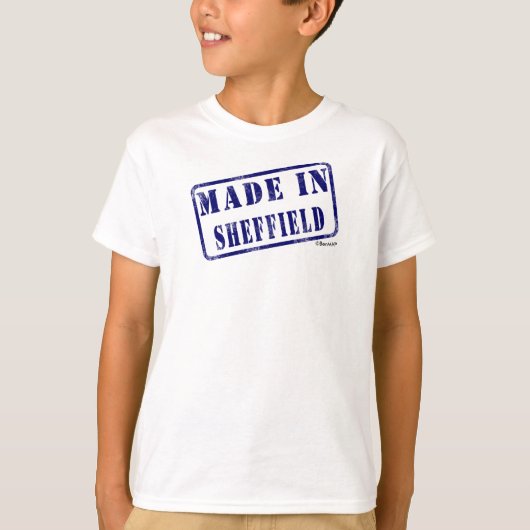 Made in Sheffield T-shirt (Voorkant)