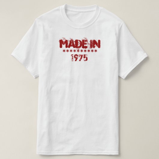 Made in Shirt 1975 (Design voorkant)