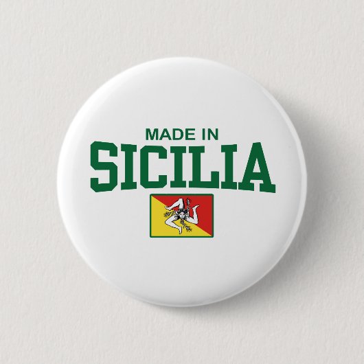 Made in Sicilia Ronde Button 5,7 Cm (Voorkant)