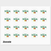 Made in Sicilia Ronde Sticker (Vel)