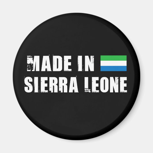 Made in Sierra Leone Magneet (Voorkant)