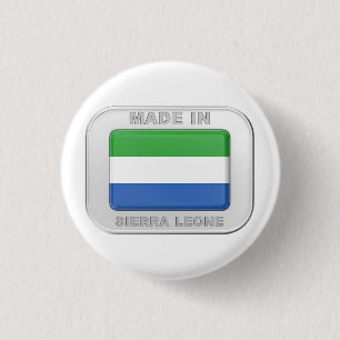 Made in Sierra Leone Ronde Button 3,2 Cm