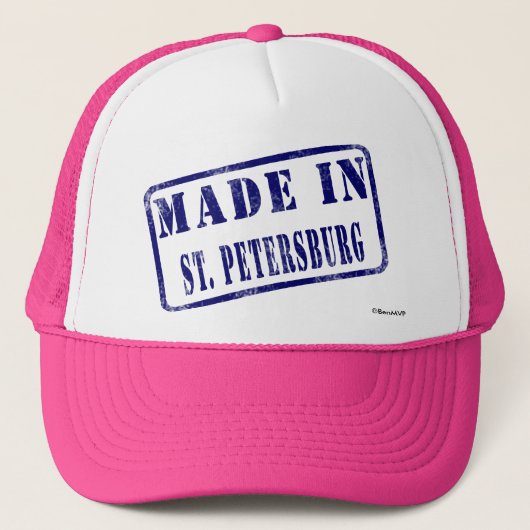 Made in Sint-Petersburg Trucker Pet (Voorkant)