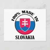 Made in Slowakije Briefkaart (Voorkant)