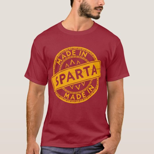Made in Sparta Mono T-shirt (Voorkant)