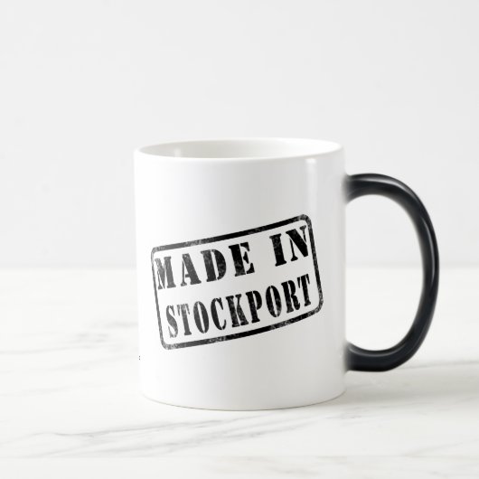 Made in Stockport Magische Mok (Rechts)